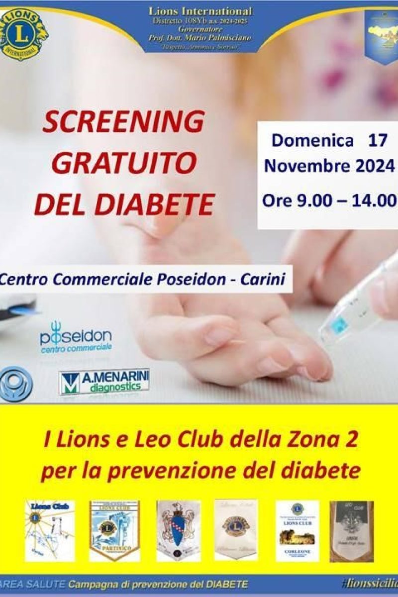 Screening Gratuito del Diabete